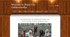 Desktop Screenshot of musiccitygoldendoodles.com